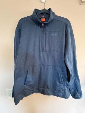 Merrell Men's Textured Fleece Quarter-Zip Pullover Jacket XL